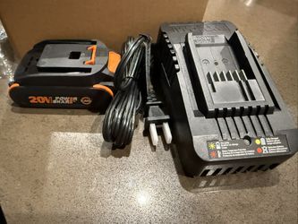 WORX 20V 2.0 Ah PowerShare Battery & 2 A Quick Charger Combo Kit