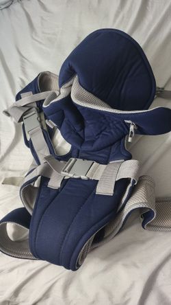 Baby Carrier Navy Blue Breathable Mesh 3-in-1 Front Back Carrying