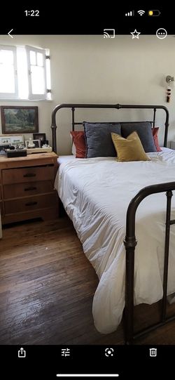 Antique 1930’s-40’s Brass Bed Frame - King Size