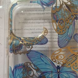 Blue And Gold Butterfly Icing iPhone 11 Case