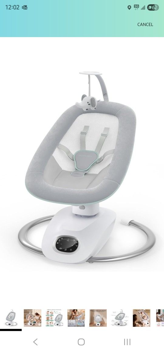 Momcozy CocoSway 3D-Motion Baby Swing