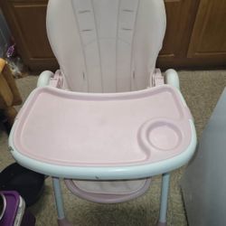 Baby Pink High Chair