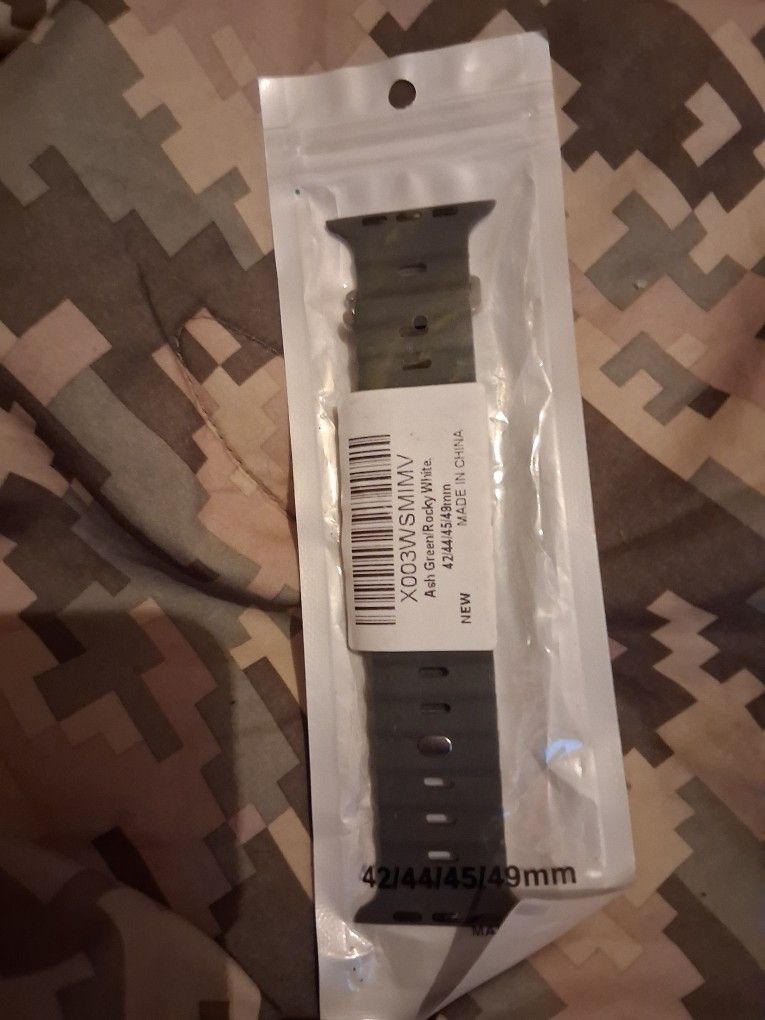 Genuine Casio Green Resin Rubber Watch Band