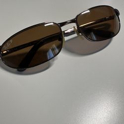 RAY-BAN POLARIZED GLASS LENS SUNGLASSES 