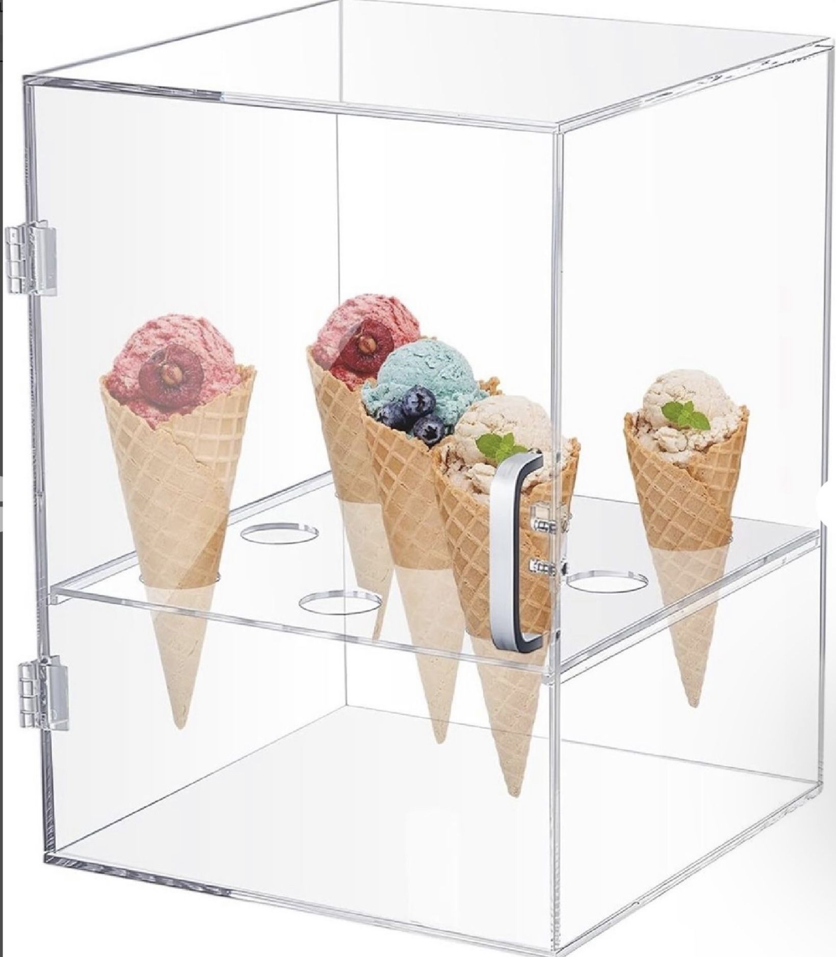 ICE CREAM CONE HOLDER CABINET