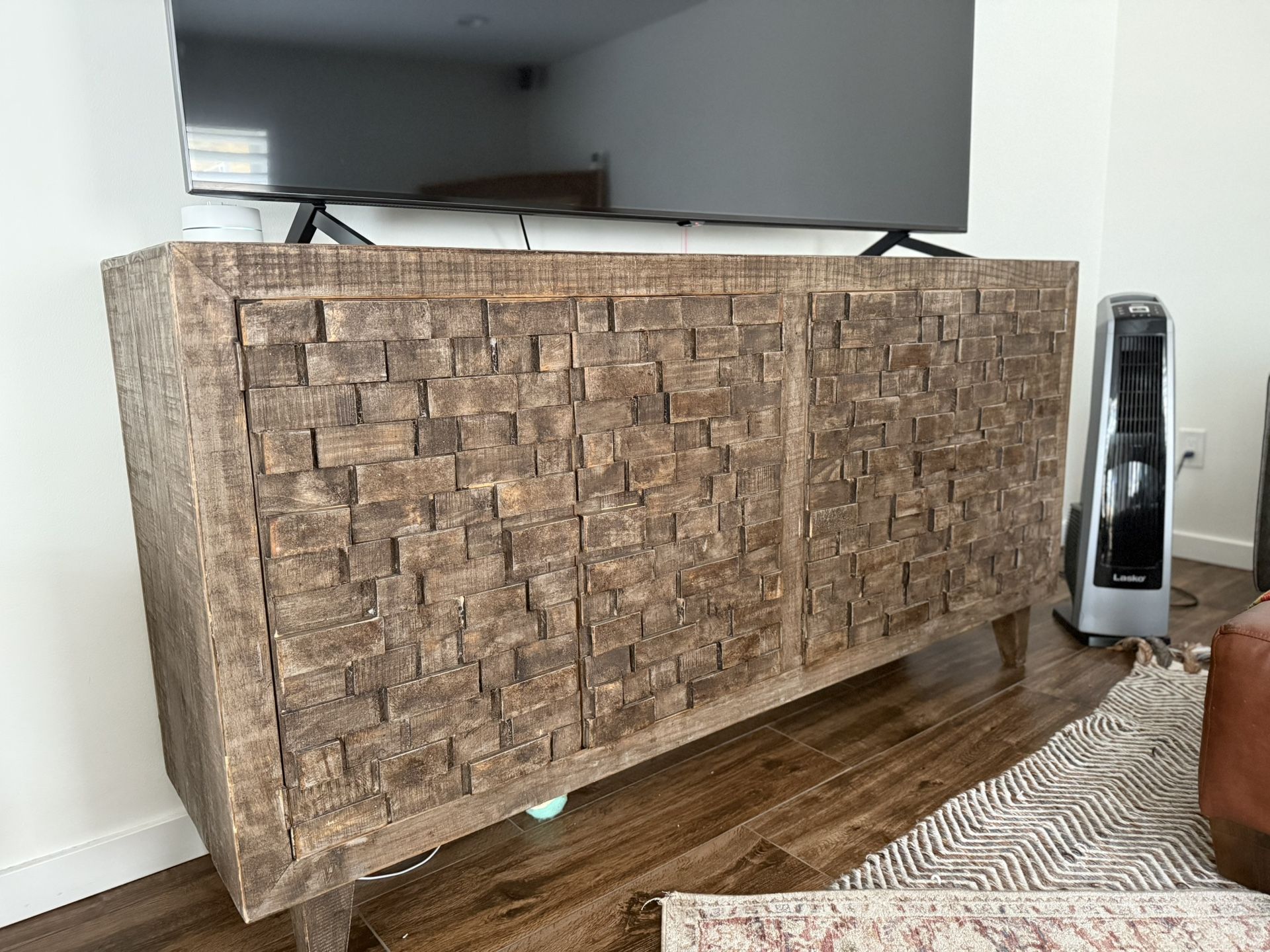 Large Mexican-Made Media Center Cabinet β 74" Wide