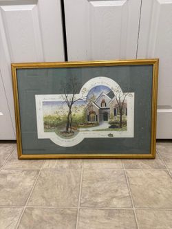 beautiful 32 by 22 inch limited edition unique wall art. (MUST SELL TODAY)