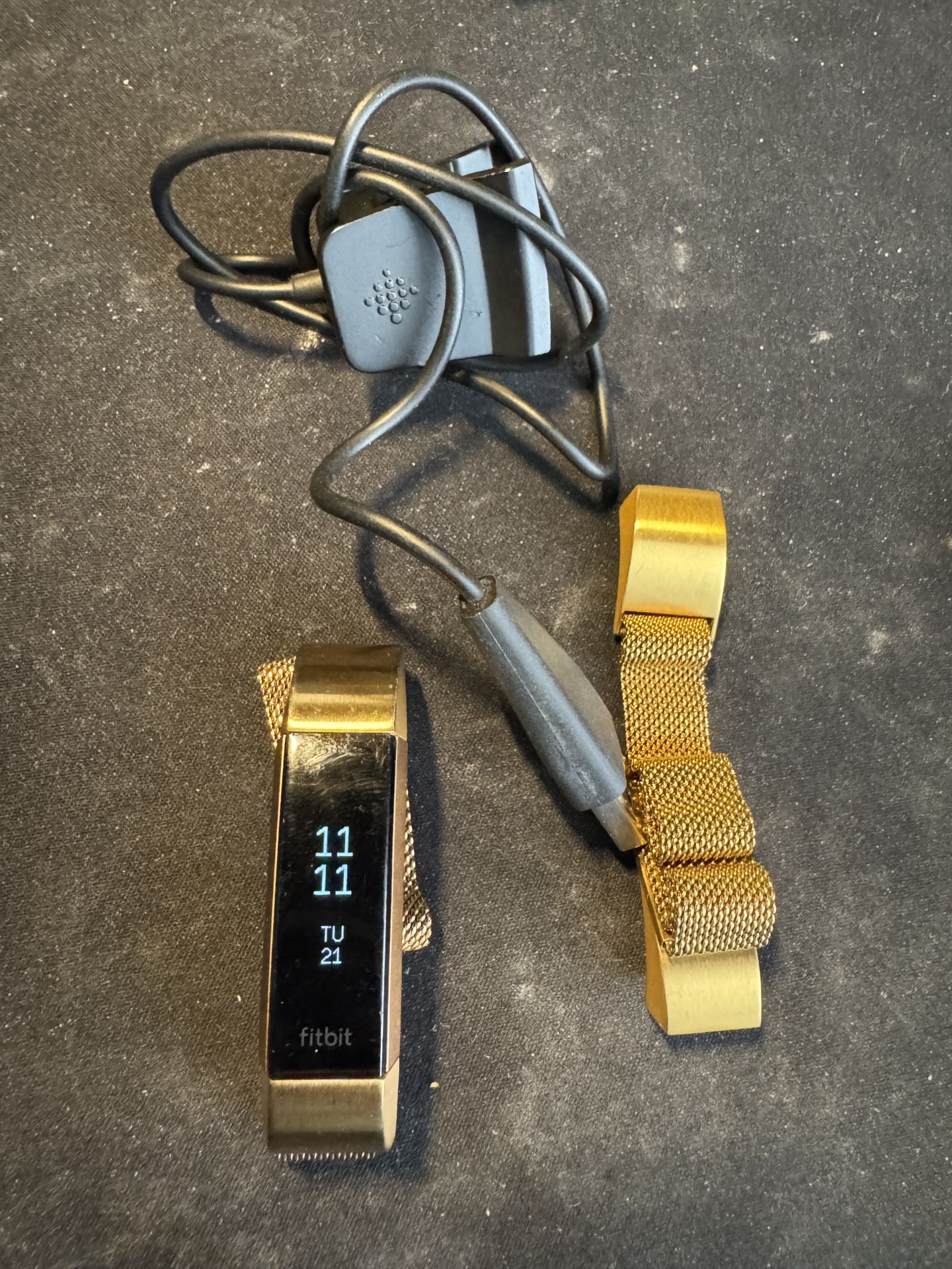 gold fitbit