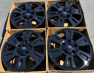 20” Toyota Tundra factory wheels rims gloss black new Sequoia