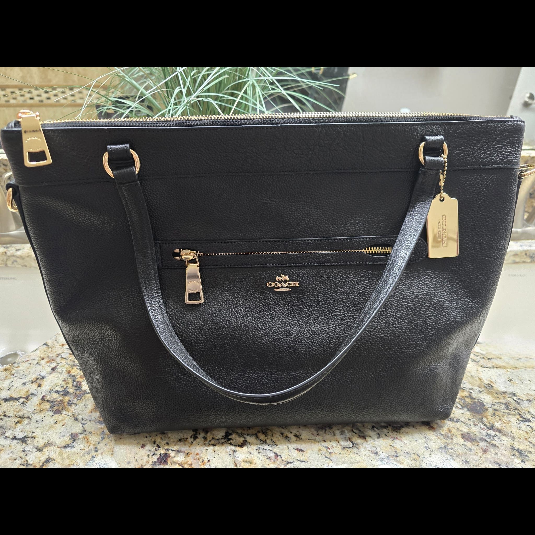 Coach F54687 Metal Tote Bag Leather Women's COACH , Authentic and unused. No box