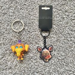 Five Nights At Freddy's Funtime Foxy Metal Keychain FNAF/Orville