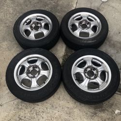 4 X 185/65r14 4x100 4x3.94 4x114.3 4x4.5 Honda Civic Xb Corolla Rims Wheels Tires !