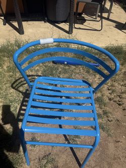 Metal chairs