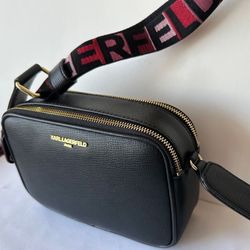 Karl Lagerfeld Leather Crossbody Bag
