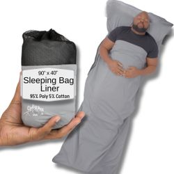 Poly/Cotton Sleeping Bag Liner For Travel Or Camping