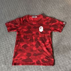 Bape Red T Shirt Size Men’s Small