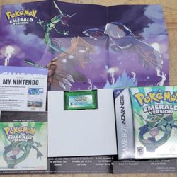 Original Pokemon Emerald with Box