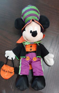 Disney Mickey Mouse Halloween Vampire Plush Toy