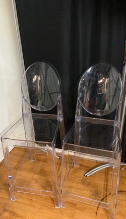 Clear acrylic furniture / table set