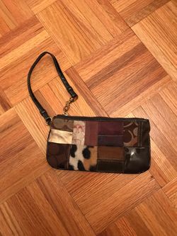 Coach Patchwork Clutch