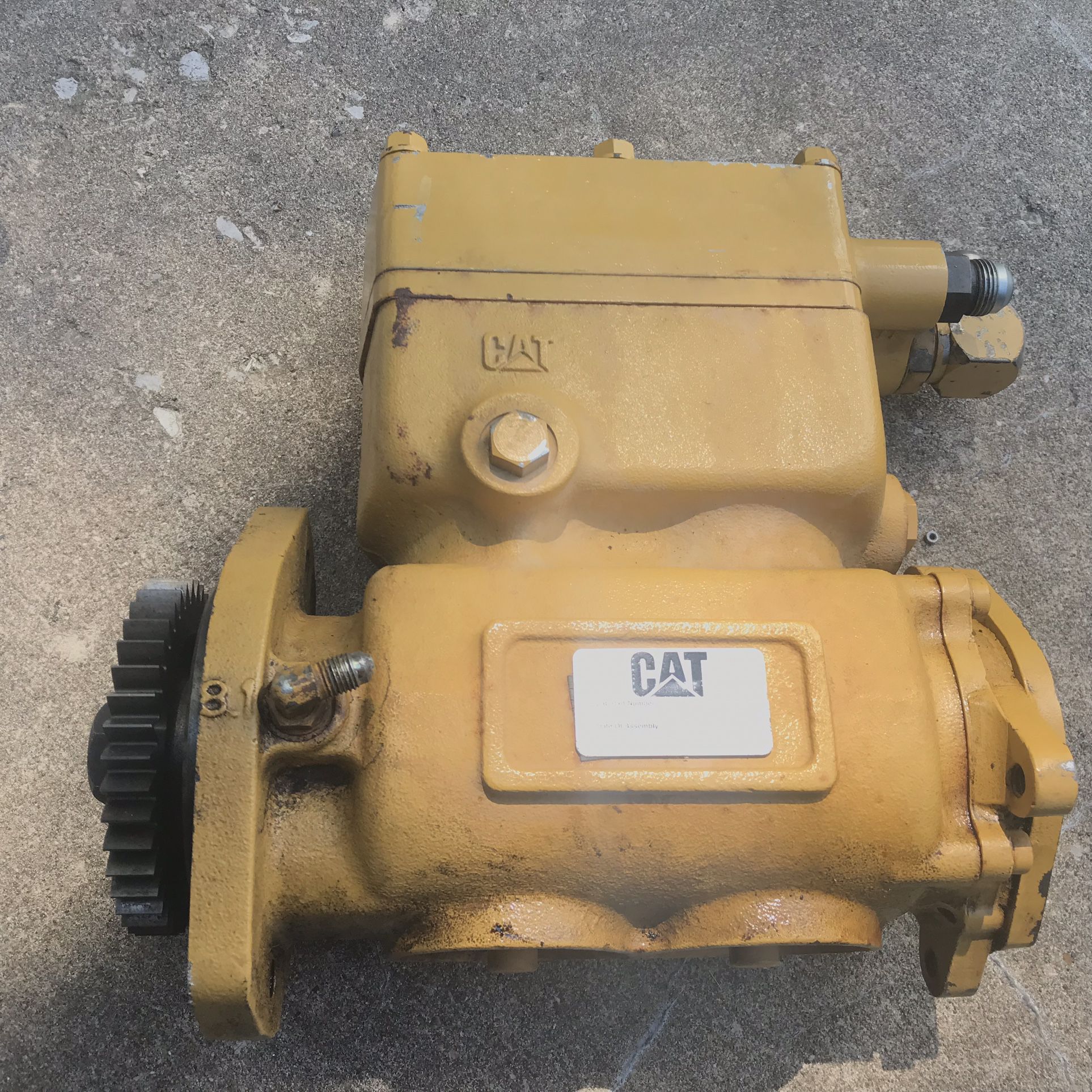 USED OEM CATERPILLAR/ CAT AIR COMPRESSOR PN# (contact info removed) 