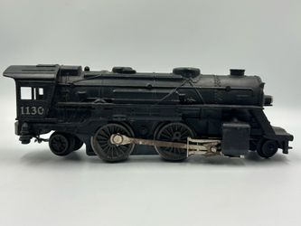 Lionel 1130 O Gauge Steam Locomotive 2-4-2 Black Engine Untested Vintage W/Box