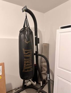 Everlast Heavy Punching Bag with Freestanding Stand
