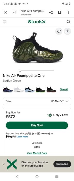 Legion green foamposite
