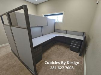 Refurbished office cubicles