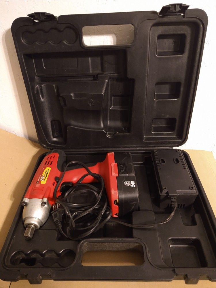 GreatNeck 24v Cordless 1/2" Impact Wrench / Taladro De Impacto