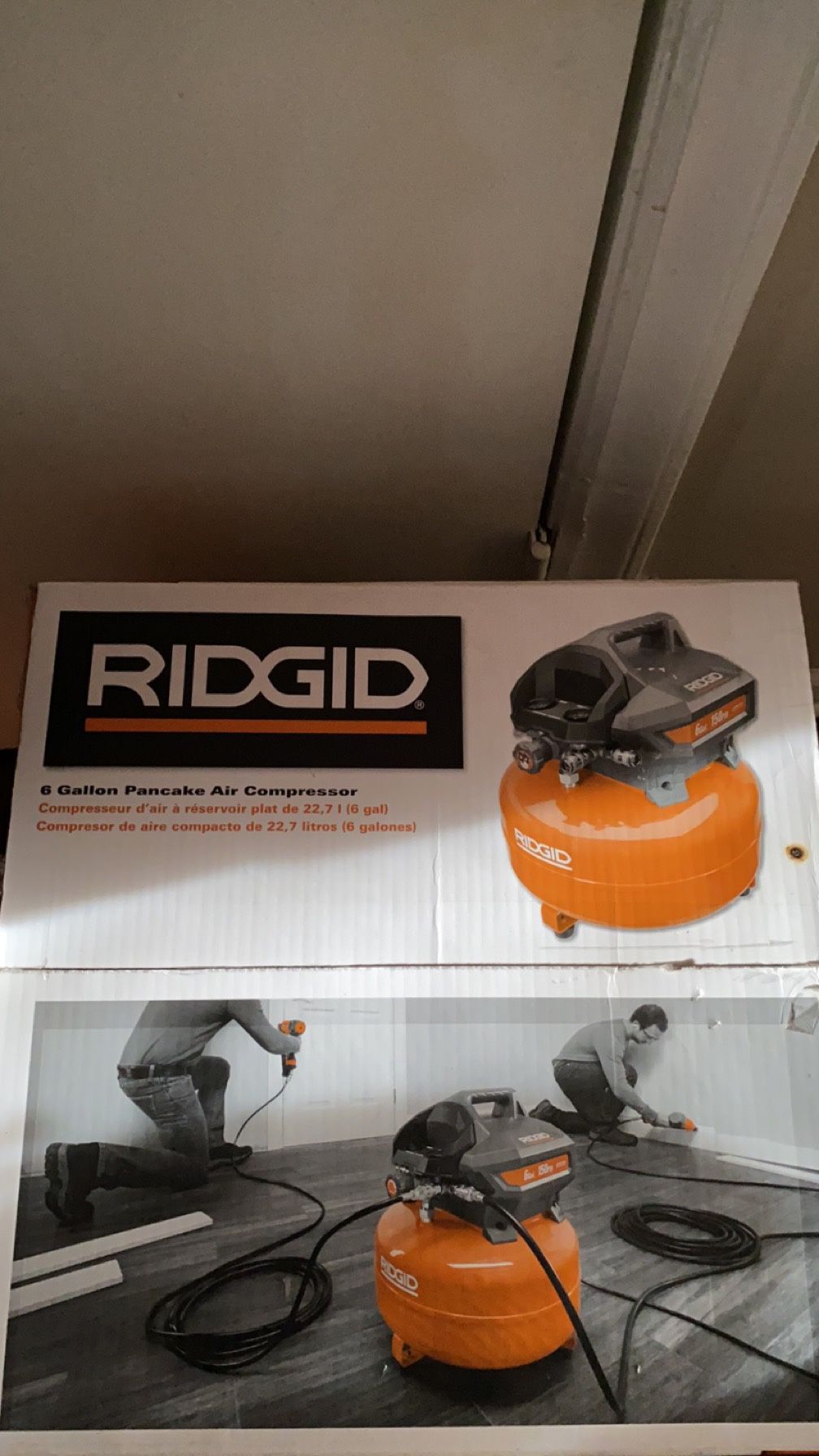 Rigid 6 Gallon Air Compressor 