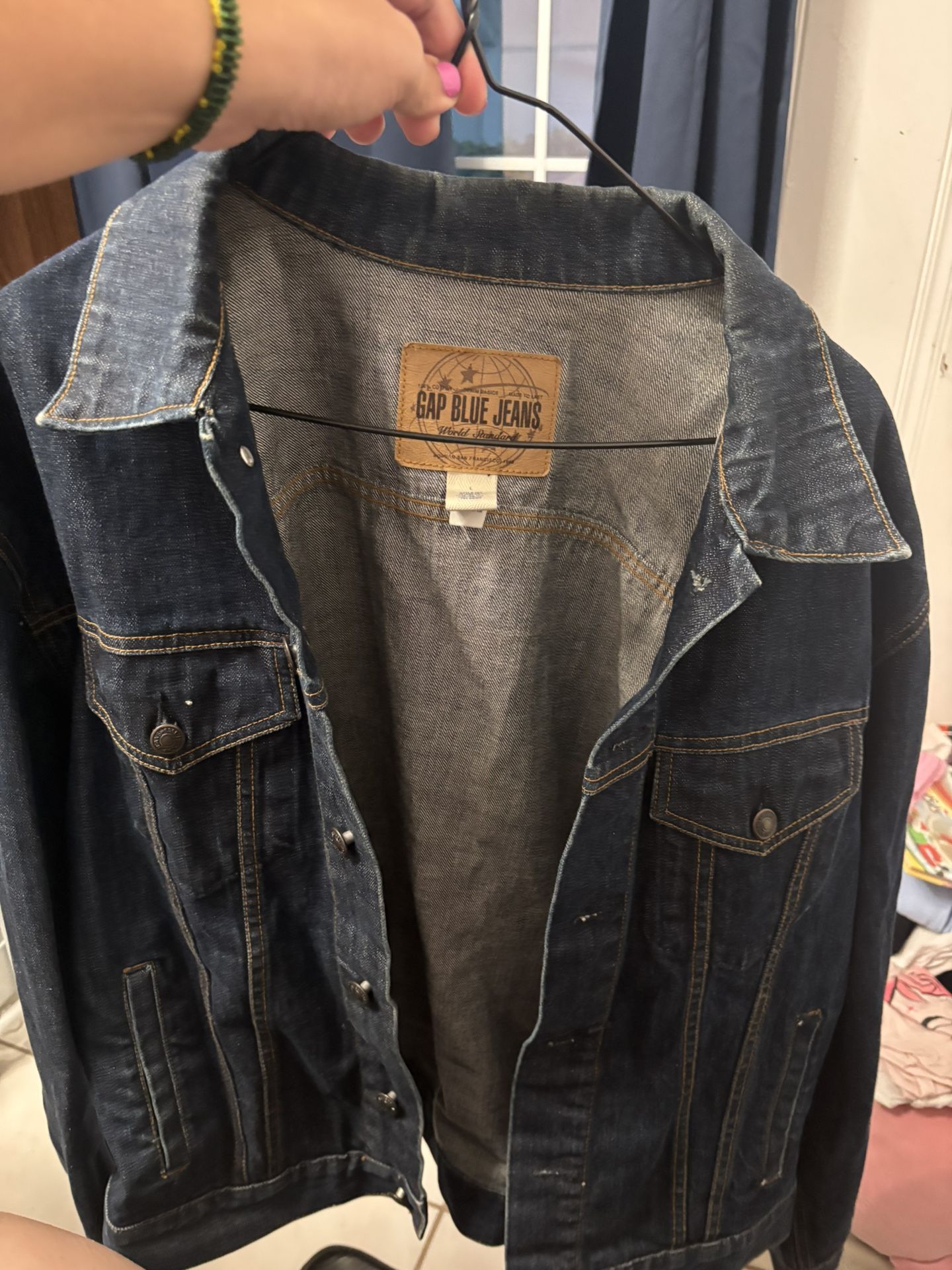 Jean Jacket For Men Size Large