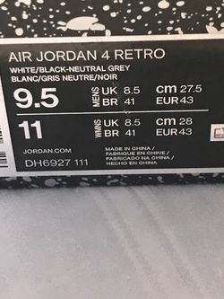 Air Jordan 4retro 9/2