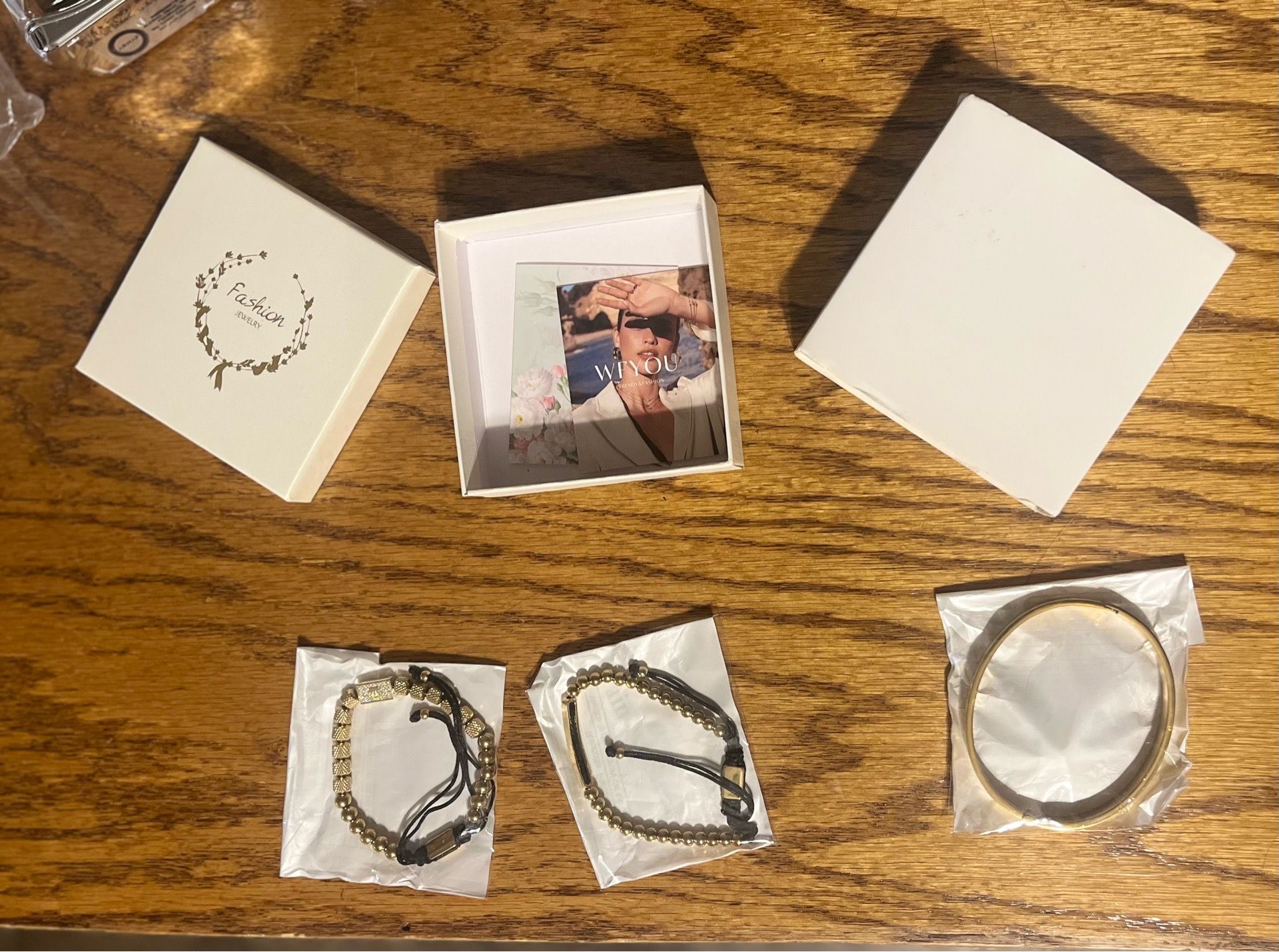 Stainless Steel Bracelet Set