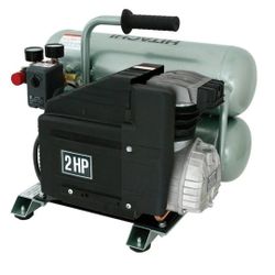 Hitachi 2-HP 4-Gallon Contractor Twin Stack Air Compressor