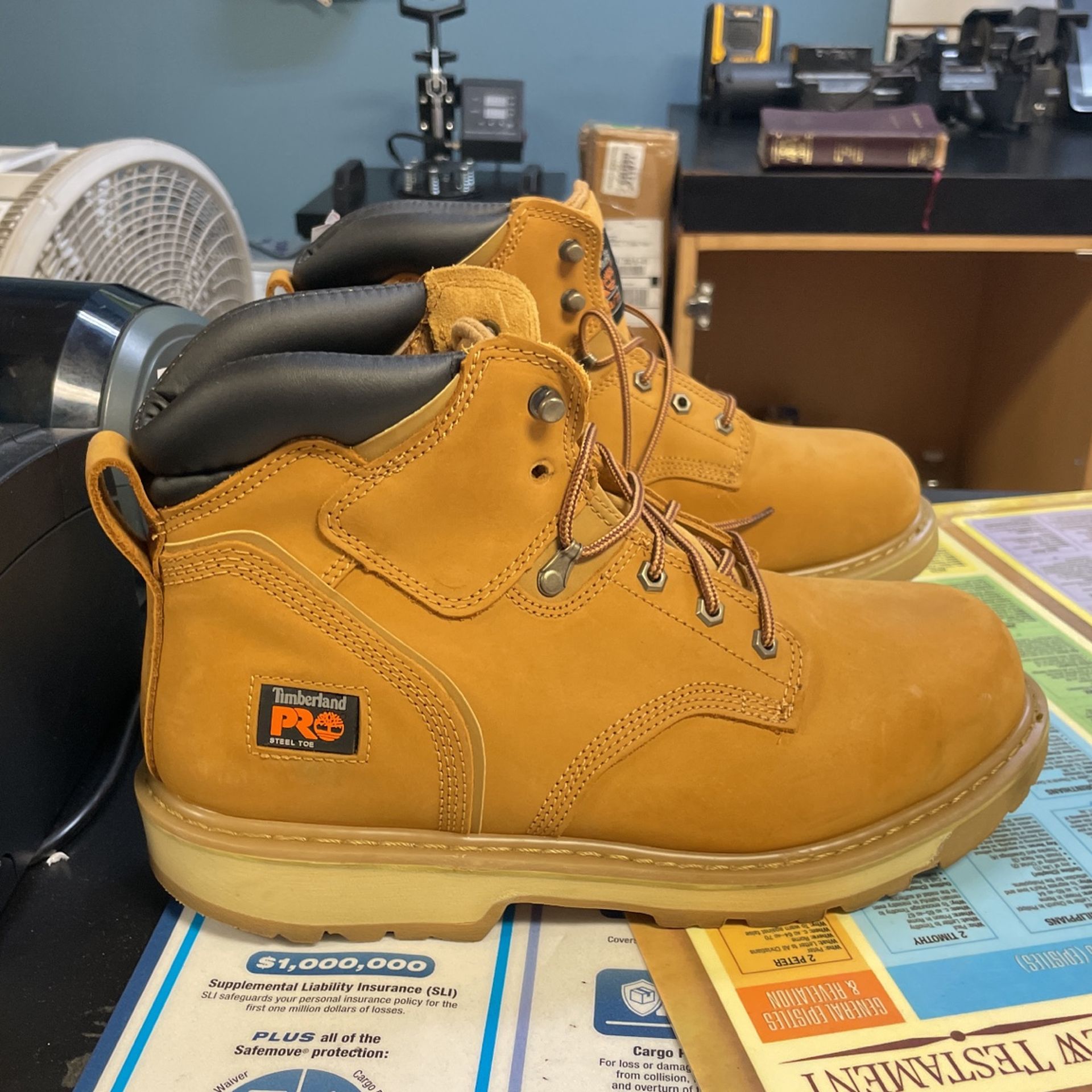 Timberland Steel Toe Boots Size 12