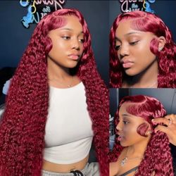 Burgundy Human Hair