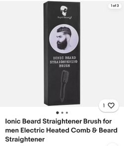 Men Electric Beard & Hair Straightener 