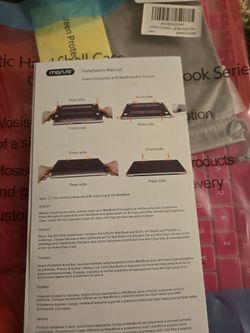MacBook pro 14 inch Hard Case&Keyboard Skin&ScreenFilm&Pouch, Bright Rose