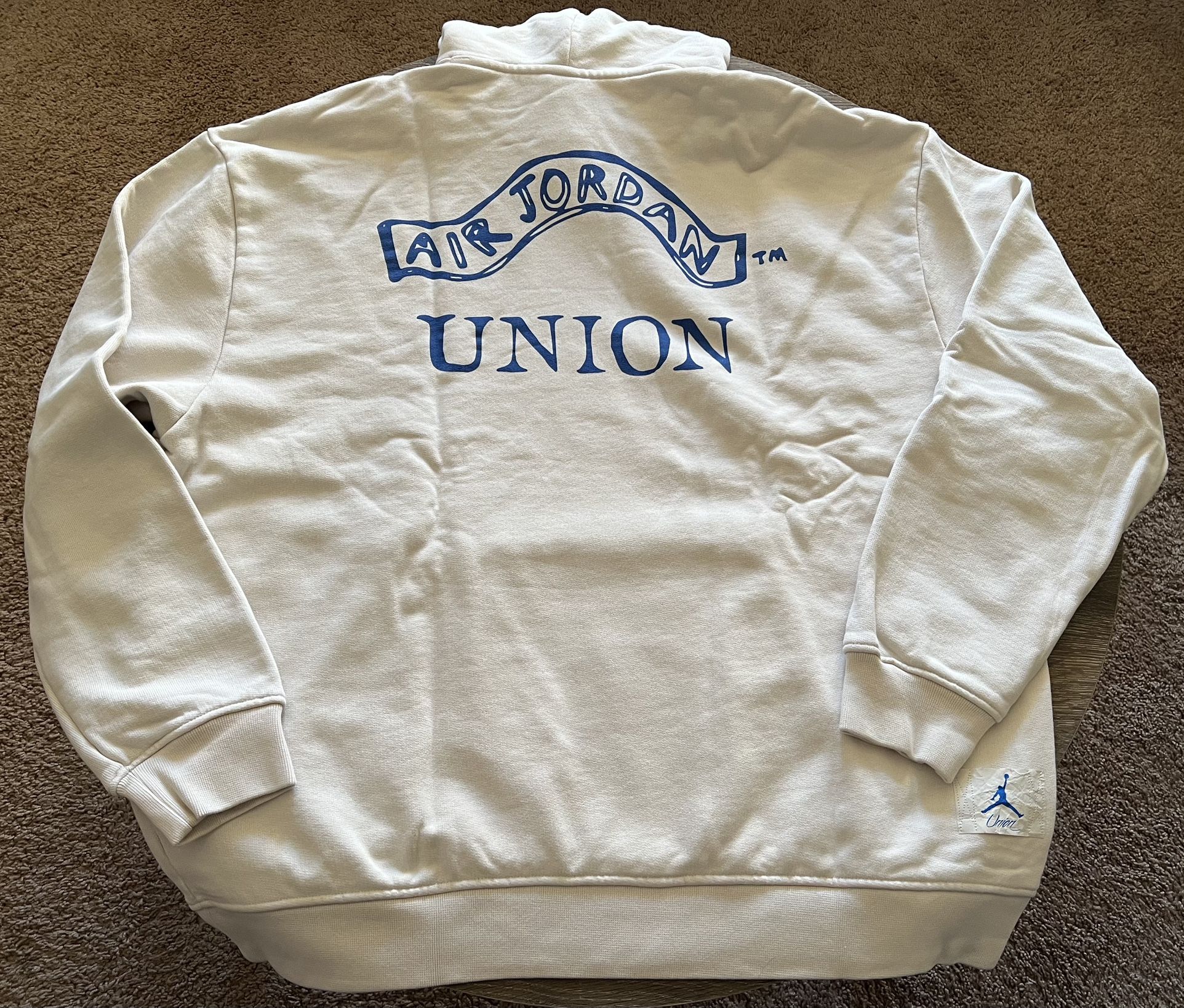 Jordan x Union LA Men’s Fleece Hoodie Light Orewood Brown | Size XL | IB5116-104 (2025) NWT