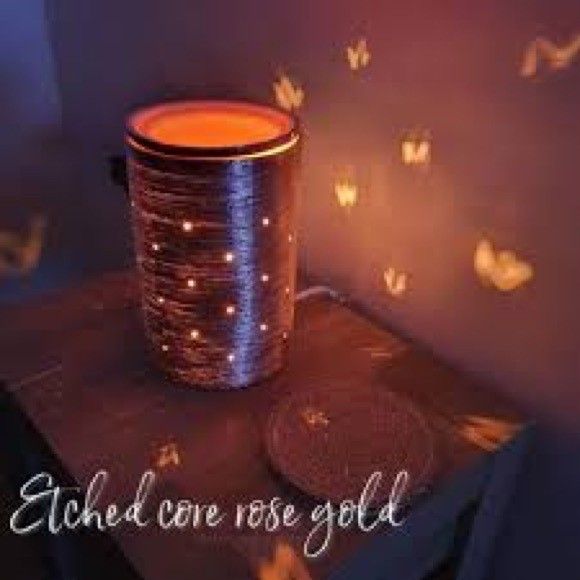 Etched Core Rose Gold Scentsy Warmer