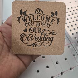 Personalized coasters for any occasion. 