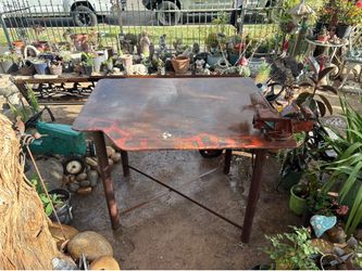 Huge Heavy Duty Workshop Table