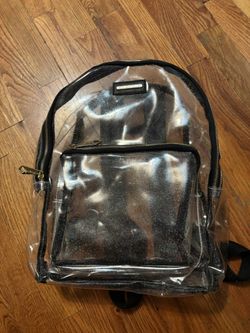Clear Sparkle Backpack For Sporting Games