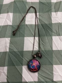 Tangled “I See the Light” Lantern Scene Necklace with Rapunzel Charm 🌙🏮