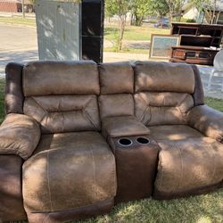 Matching Leather Reclining Couches