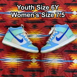 Nike Dunk High I Got Next (GS) Blue Sneakers DV2206-400 Youth Sz 6Y Women's 7.5