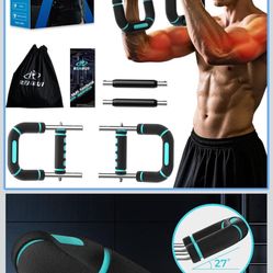 Twister Arm Trainer, Adjustable 5 Resistance Levels (40-130 lbs) Chest & Arm Workout Equipment for Men & Women, Ergonomic Home Gym Strength Trainer wi