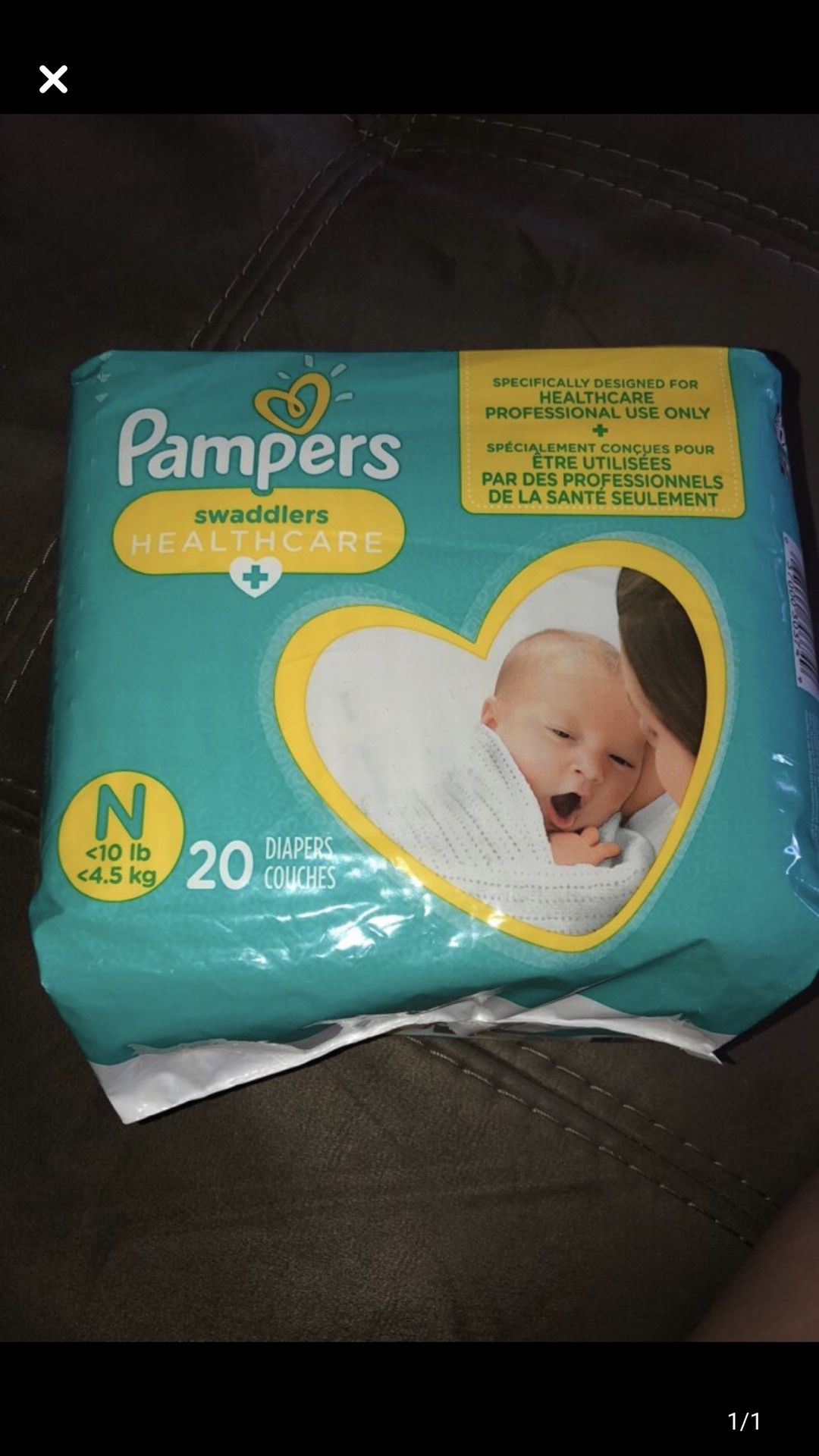 Diapers. NEVER OPENED!