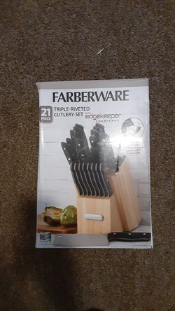 21pc farberware cutlery set